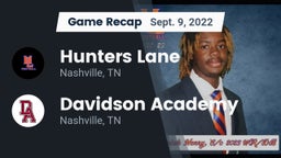 Recap: Hunters Lane  vs. Davidson Academy  2022