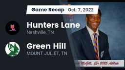 Recap: Hunters Lane  vs. Green Hill  2022
