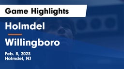 Holmdel  vs Willingboro Game Highlights - Feb. 8, 2023