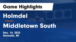Holmdel  vs Middletown South  Game Highlights - Dec. 14, 2023