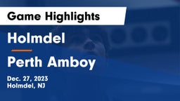 Holmdel  vs Perth Amboy  Game Highlights - Dec. 27, 2023
