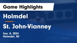 Holmdel  vs St. John-Vianney  Game Highlights - Jan. 8, 2024