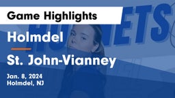 Holmdel  vs St. John-Vianney  Game Highlights - Jan. 8, 2024