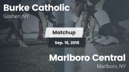 Matchup: Burke Catholic vs. Marlboro Central  2016