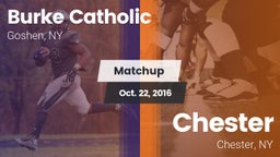 Matchup: Burke Catholic vs. Chester  2016