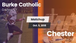 Matchup: Burke Catholic vs. Chester  2018