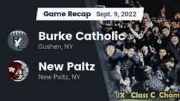 Recap: Burke Catholic  vs. New Paltz  2022