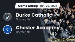 Recap: Burke Catholic  vs. Chester Academy 2022