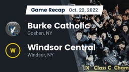 Recap: Burke Catholic  vs. Windsor Central  2022