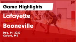 Lafayette  vs Booneville  Game Highlights - Dec. 14, 2020