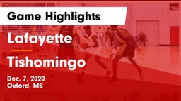 Lafayette  vs Tishomingo  Game Highlights - Dec. 7, 2020