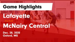 Lafayette  vs McNairy Central  Game Highlights - Dec. 28, 2020