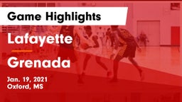 Lafayette  vs Grenada Game Highlights - Jan. 19, 2021