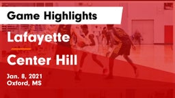 Lafayette  vs Center Hill  Game Highlights - Jan. 8, 2021