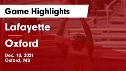 Lafayette  vs Oxford  Game Highlights - Dec. 10, 2021