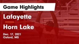 Lafayette  vs Horn Lake  Game Highlights - Dec. 17, 2021