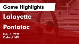 Lafayette  vs Pontotoc  Game Highlights - Feb. 1, 2022