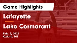 Lafayette  vs Lake Cormorant  Game Highlights - Feb. 8, 2022