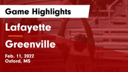 Lafayette  vs Greenville  Game Highlights - Feb. 11, 2022