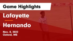 Lafayette  vs Hernando  Game Highlights - Nov. 8, 2022