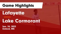 Lafayette  vs Lake Cormorant  Game Highlights - Jan. 24, 2023