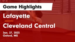 Lafayette  vs Cleveland Central  Game Highlights - Jan. 27, 2023