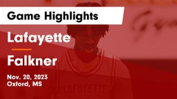 Lafayette  vs Falkner  Game Highlights - Nov. 20, 2023