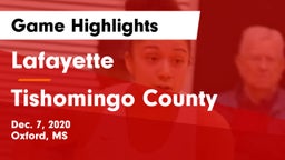 Lafayette  vs Tishomingo County  Game Highlights - Dec. 7, 2020