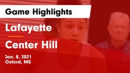 Lafayette  vs Center Hill  Game Highlights - Jan. 8, 2021