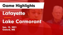 Lafayette  vs Lake Cormorant  Game Highlights - Jan. 15, 2021