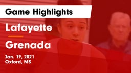 Lafayette  vs Grenada  Game Highlights - Jan. 19, 2021