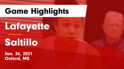 Lafayette  vs Saltillo  Game Highlights - Jan. 26, 2021