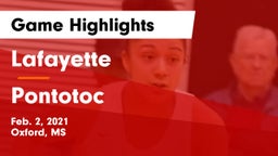 Lafayette  vs Pontotoc  Game Highlights - Feb. 2, 2021