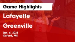 Lafayette  vs Greenville  Game Highlights - Jan. 6, 2023