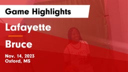 Lafayette  vs Bruce Game Highlights - Nov. 14, 2023
