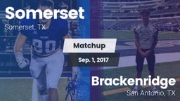 Matchup: Somerset vs. Brackenridge  2017