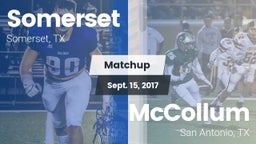 Matchup: Somerset vs. McCollum  2017