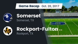 Recap: Somerset  vs. Rockport-Fulton  2017