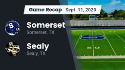 Recap: Somerset  vs. Sealy  2020