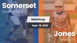 Matchup: Somerset vs. Jones  2020