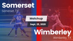 Matchup: Somerset vs. Wimberley  2020