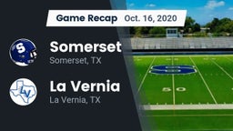 Recap: Somerset  vs. La Vernia  2020