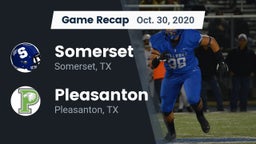 Recap: Somerset  vs. Pleasanton  2020