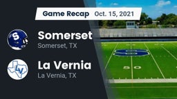 Recap: Somerset  vs. La Vernia  2021