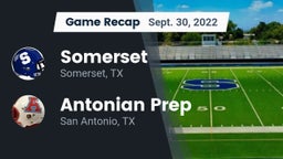 Recap: Somerset  vs. Antonian Prep  2022