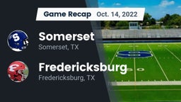 Recap: Somerset  vs. Fredericksburg  2022