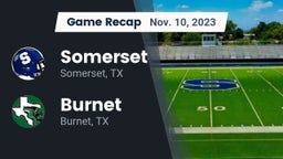Recap: Somerset  vs. Burnet  2023