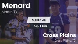 Matchup: Menard vs. Cross Plains  2017