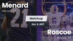 Matchup: Menard vs. Roscoe  2017