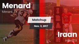 Matchup: Menard vs. Iraan  2017